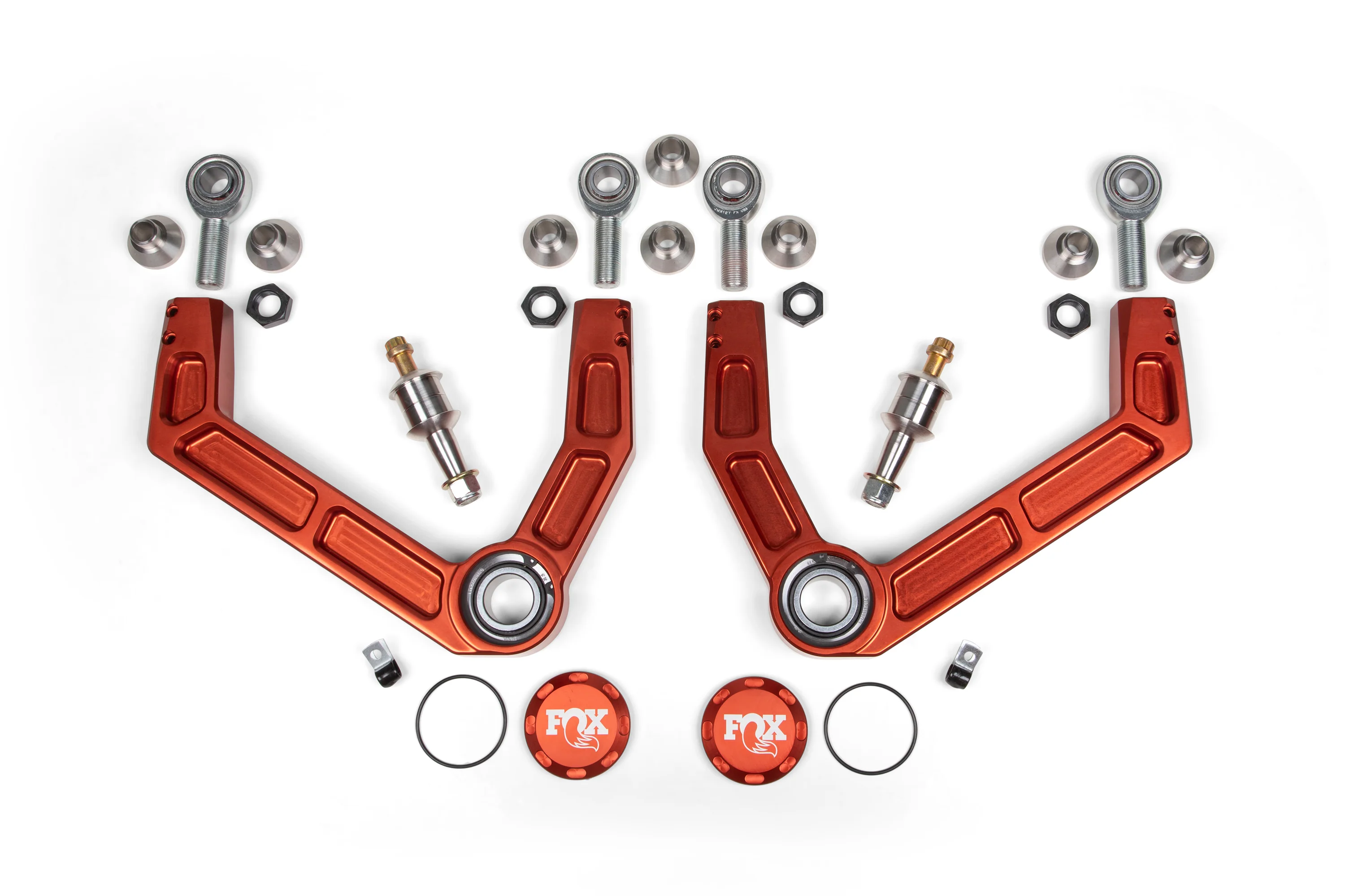 Fox Factory Billet Upper Control Arm Kit | Orange | Chevy Silverado or GMC Sierra 1500 (19-25) 4WD - Image 5